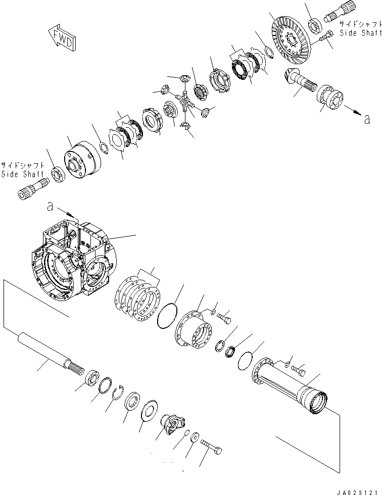 DIFFERENTIAL ASS'Y 418-22-31061 KOMATSU