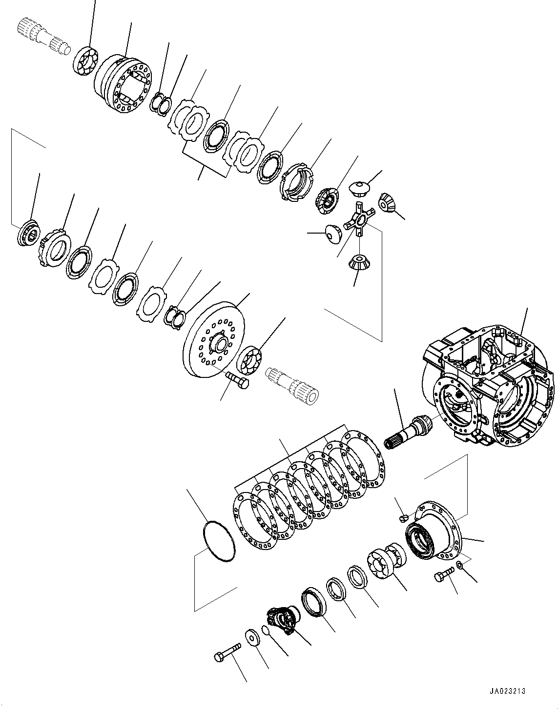 Differential Assembly, Limited Slip Differential 417-23-47051 KOMATSU