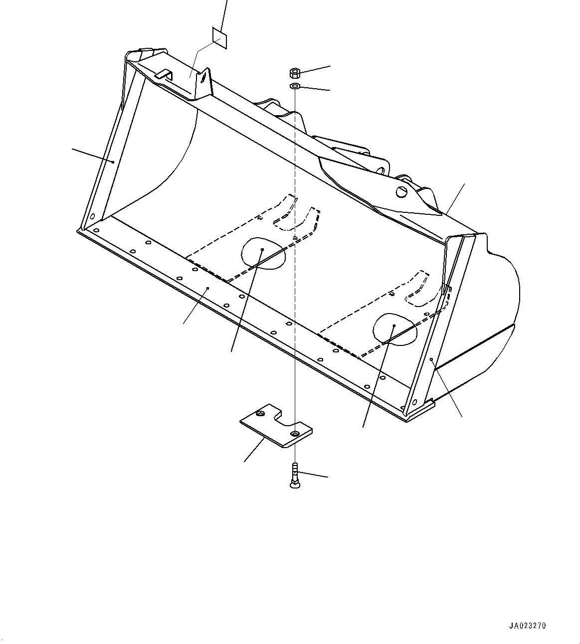 Bucket Assembly 418-806-5401 KOMATSU