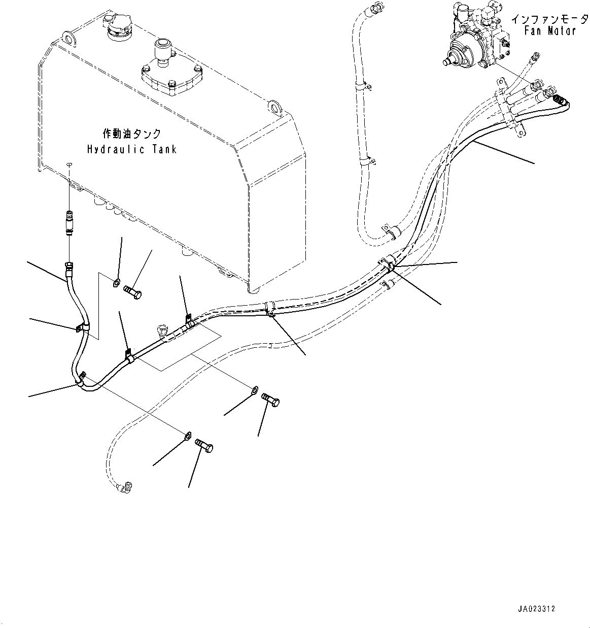 Шланг 419-03-63331 KOMATSU