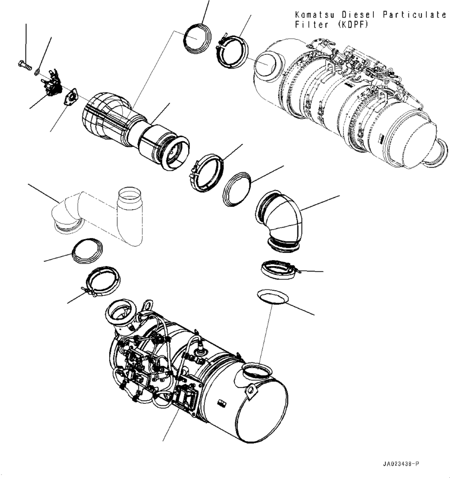 SCR Assembly 6544-01-0060 KOMATSU