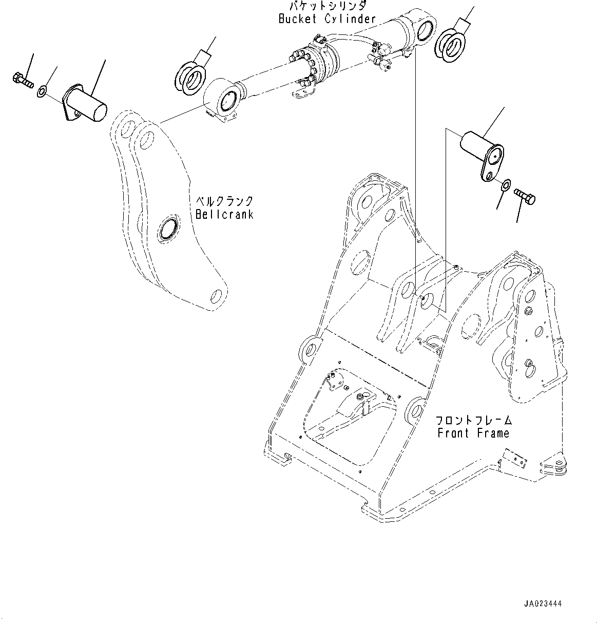 Палец 419-T80-5810 KOMATSU