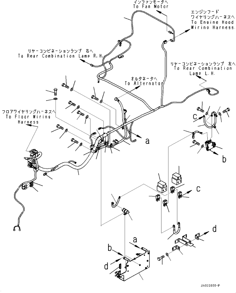 Жгут проводов 418-06-62111 KOMATSU