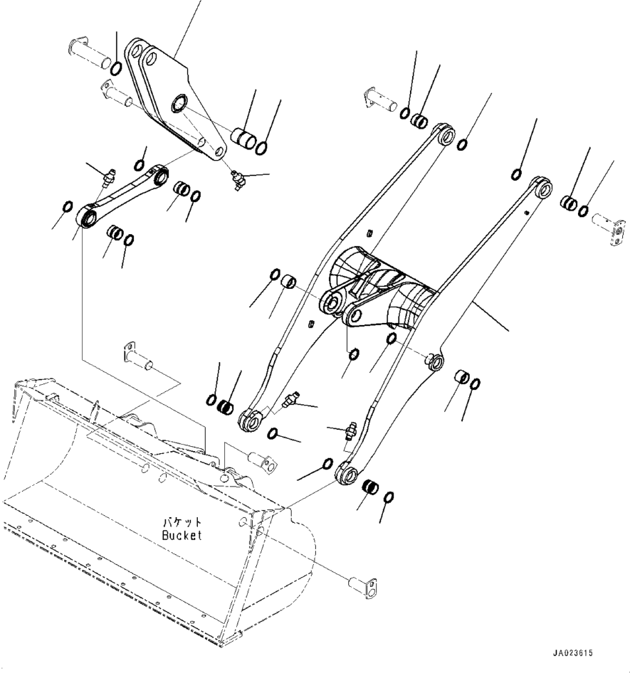 Boom Assembly 418-T80-5101 KOMATSU