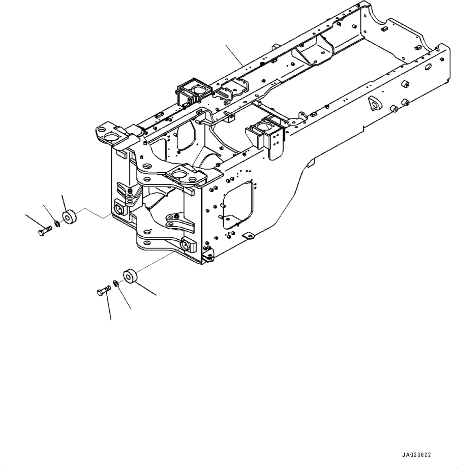 Seat Assembly, Rear Frame 418-S96-6101 KOMATSU