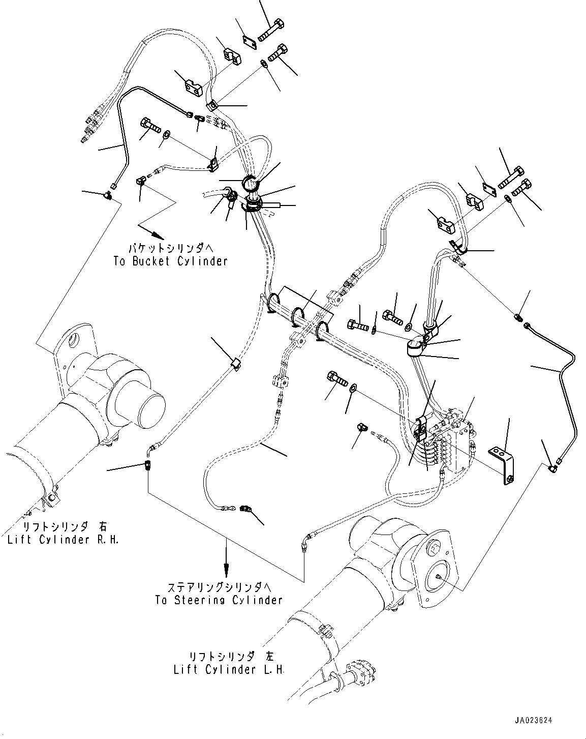 Hose(Auto-greasing System,Pump and Feeder) (421-09-H4680) KOMATSU