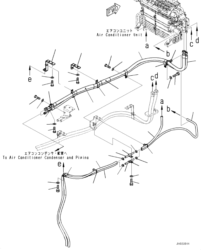 Трубка 07270-41215 KOMATSU