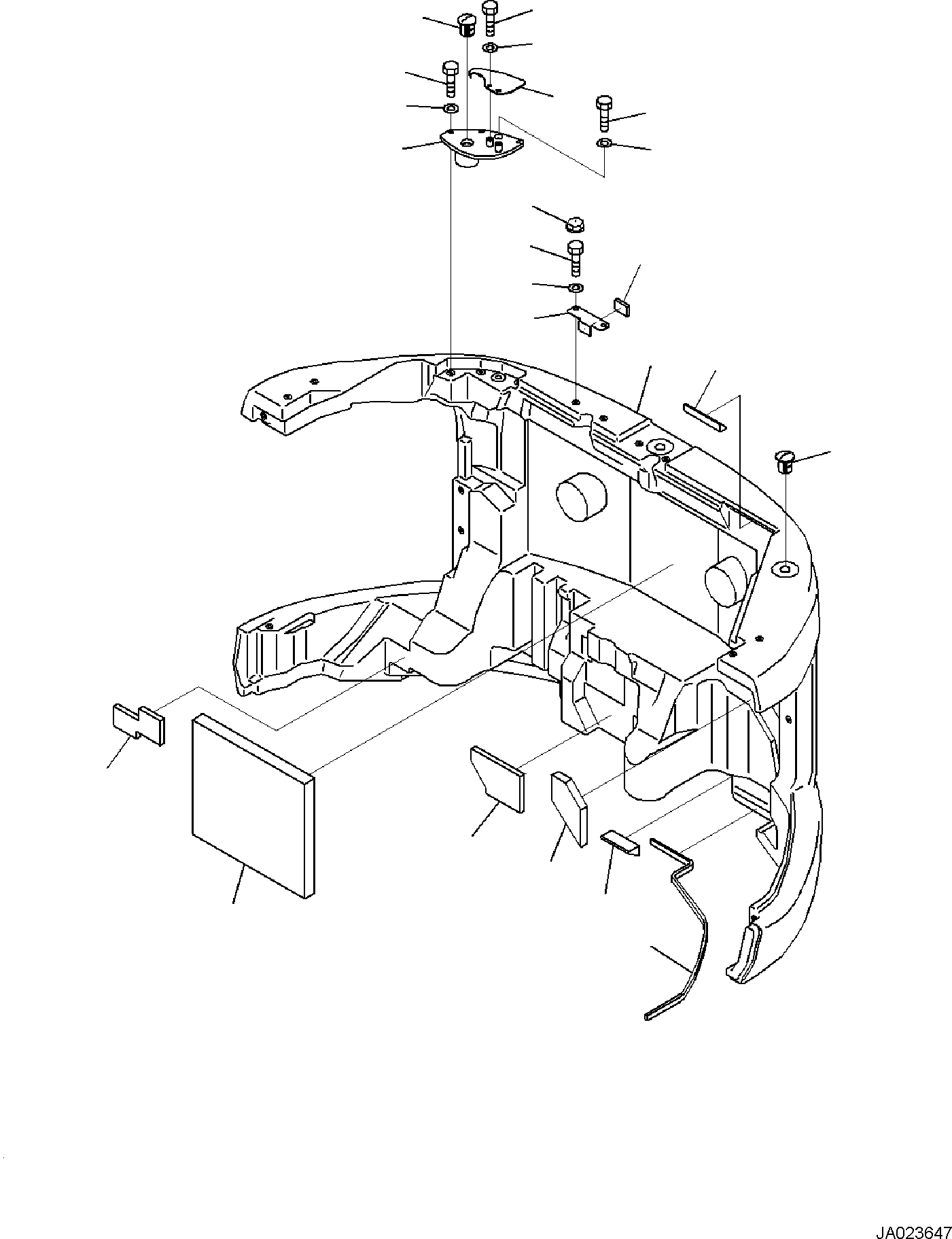 Weight, 2640Kg 22A-46-43101 KOMATSU