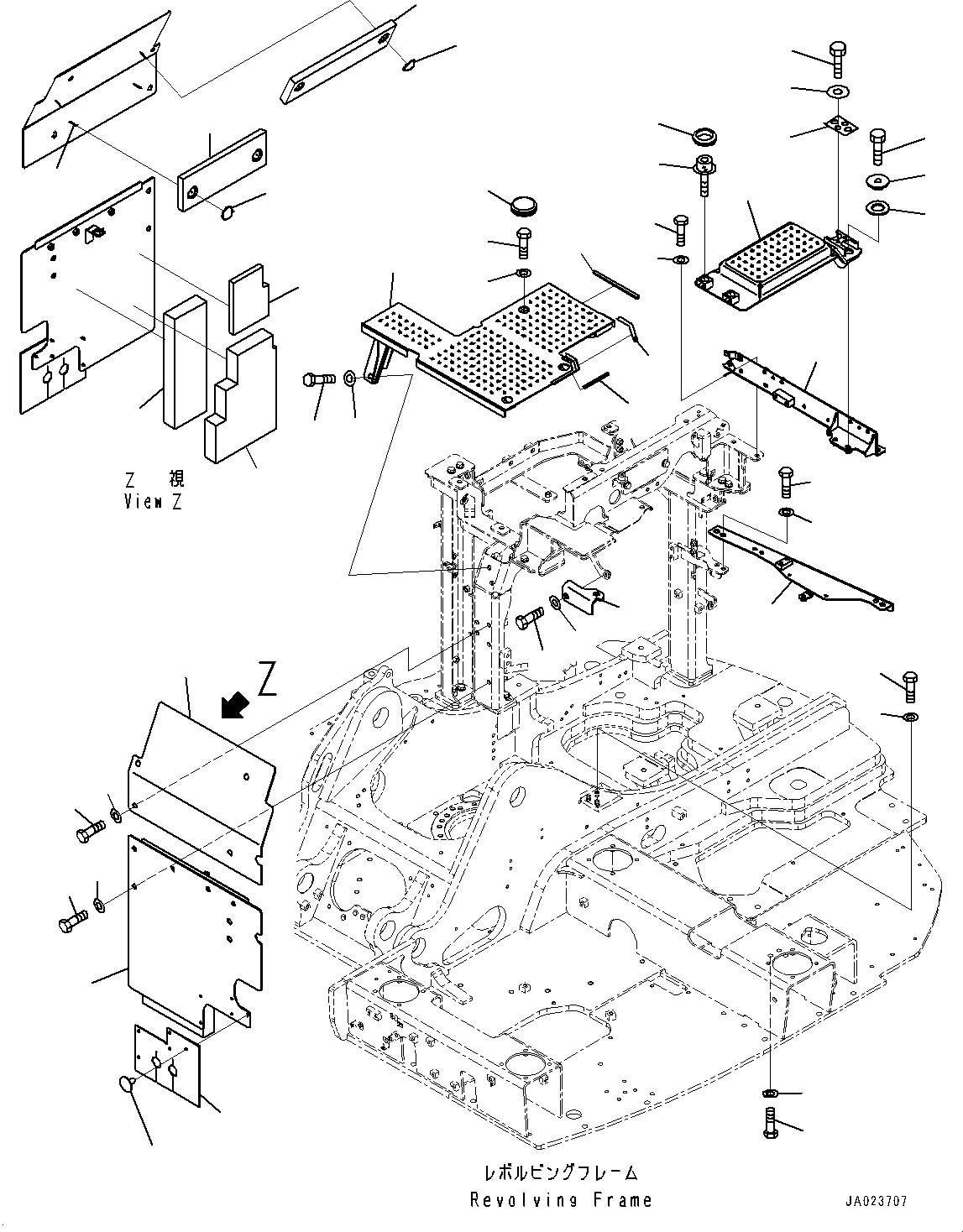 COVER, ASSEMBLY 22B-54-43950 KOMATSU