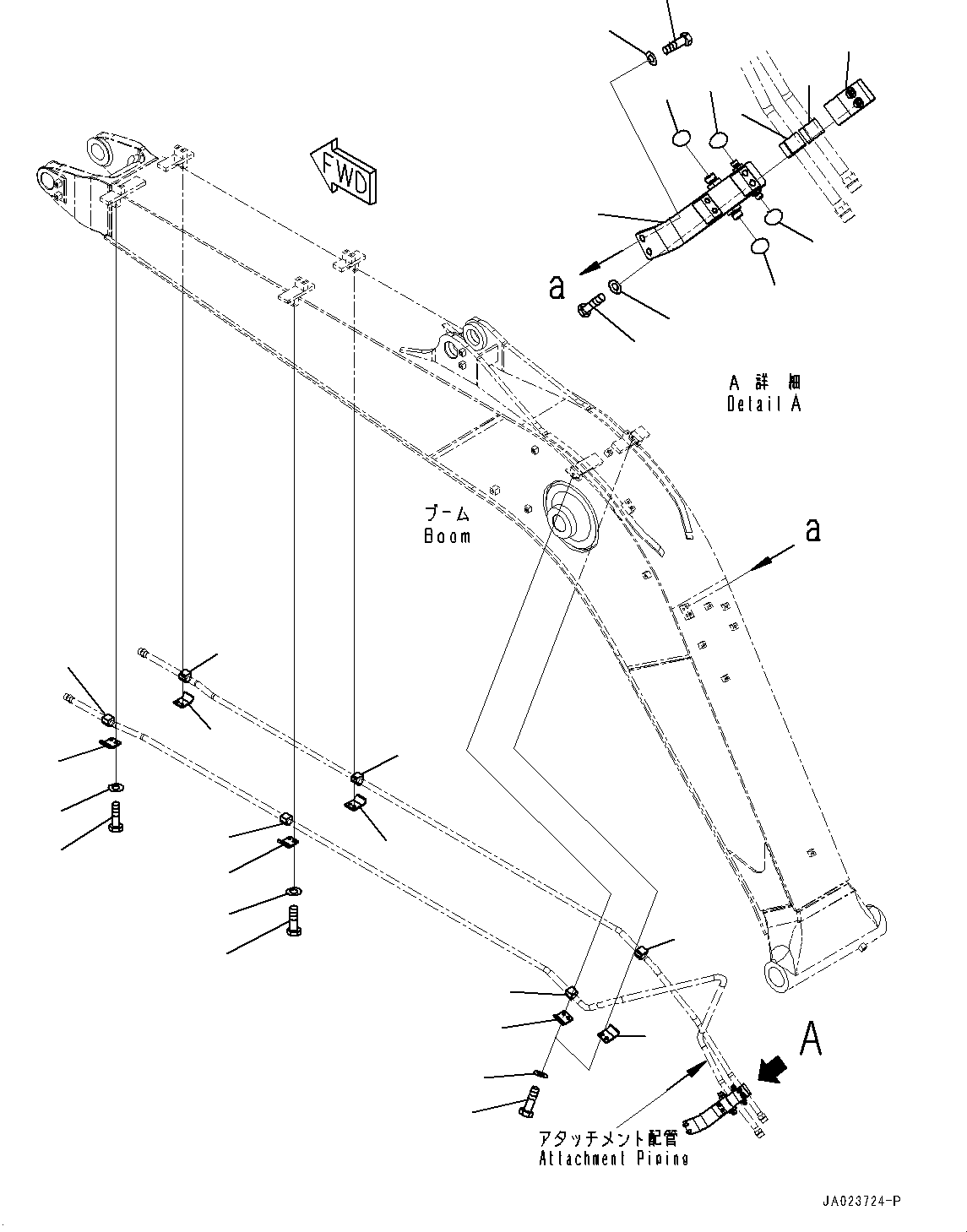 Хомут \ \ 22B-70-41740 KOMATSU