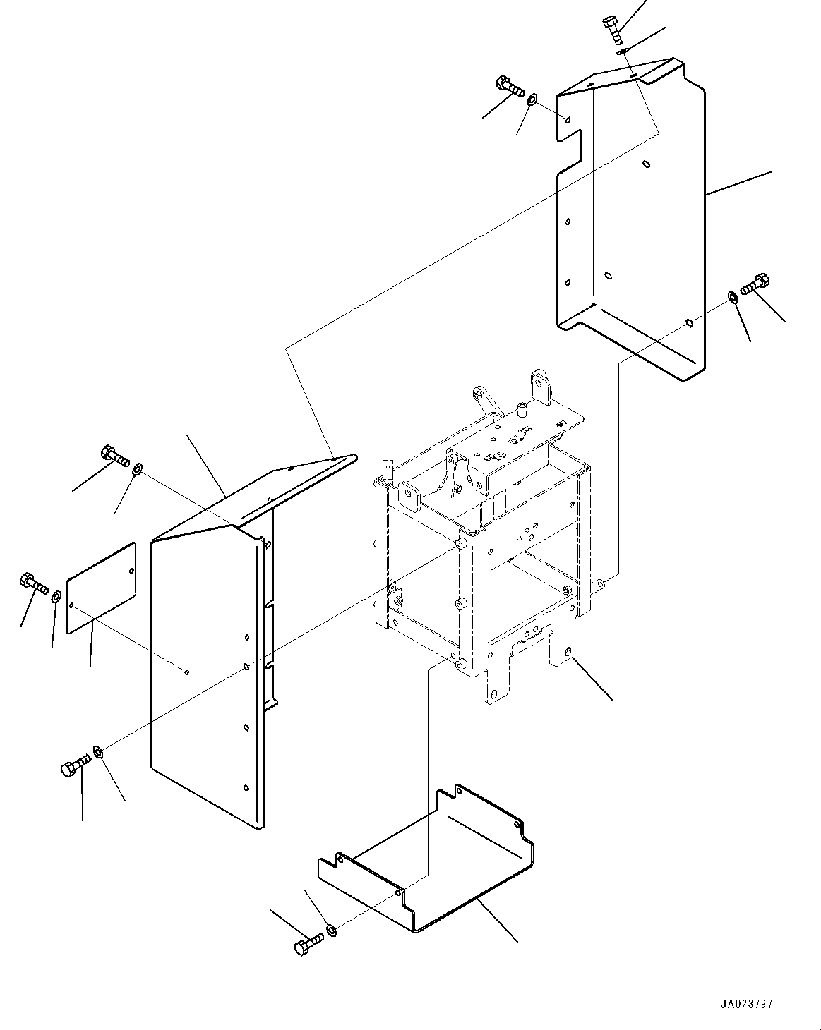 Bracket(Brake Control,Bracket) (421-43-47860) KOMATSU