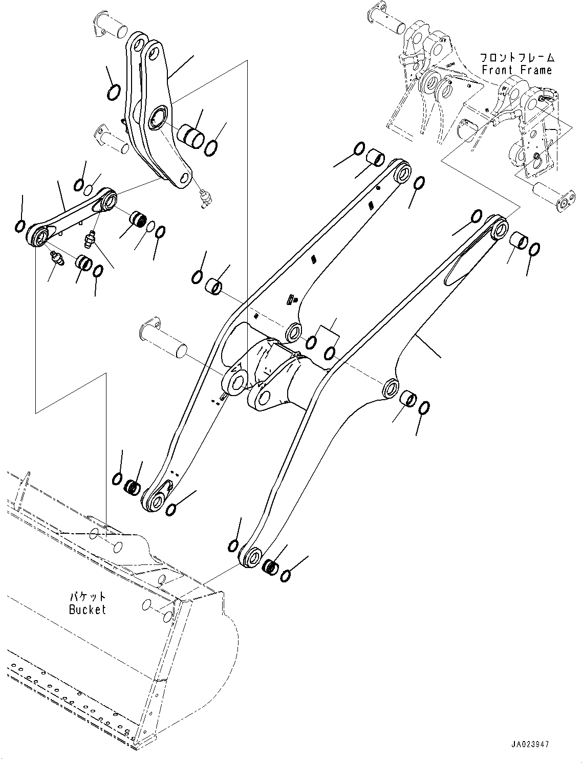 Boom Assembly 423-S95-9700 KOMATSU