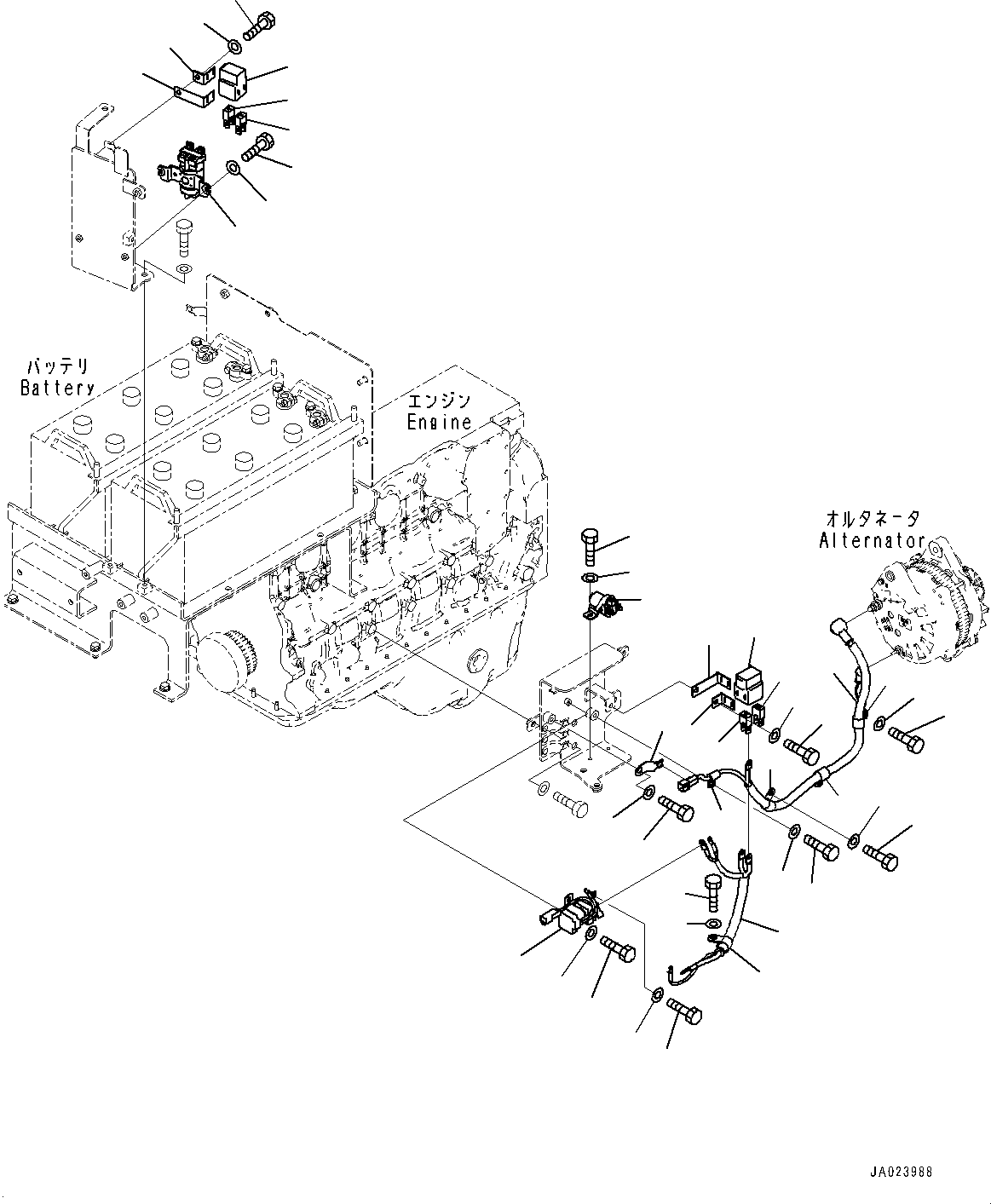 Жгут проводов 23B-06-71220 KOMATSU