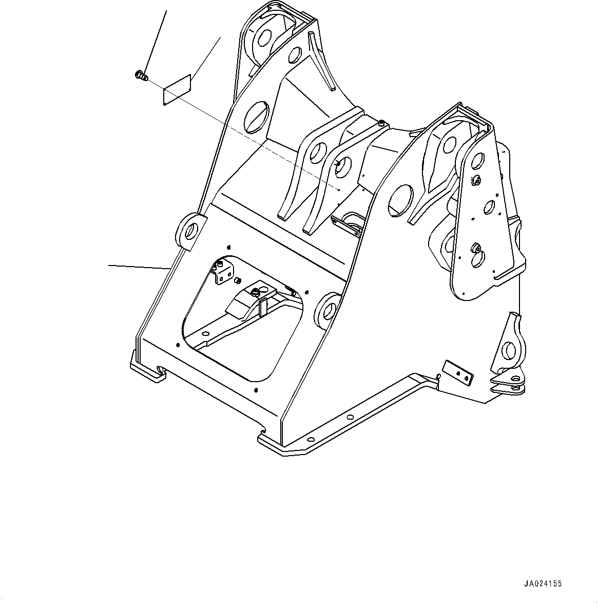 Seat Assembly, Front Frame 419-S96-6483 KOMATSU