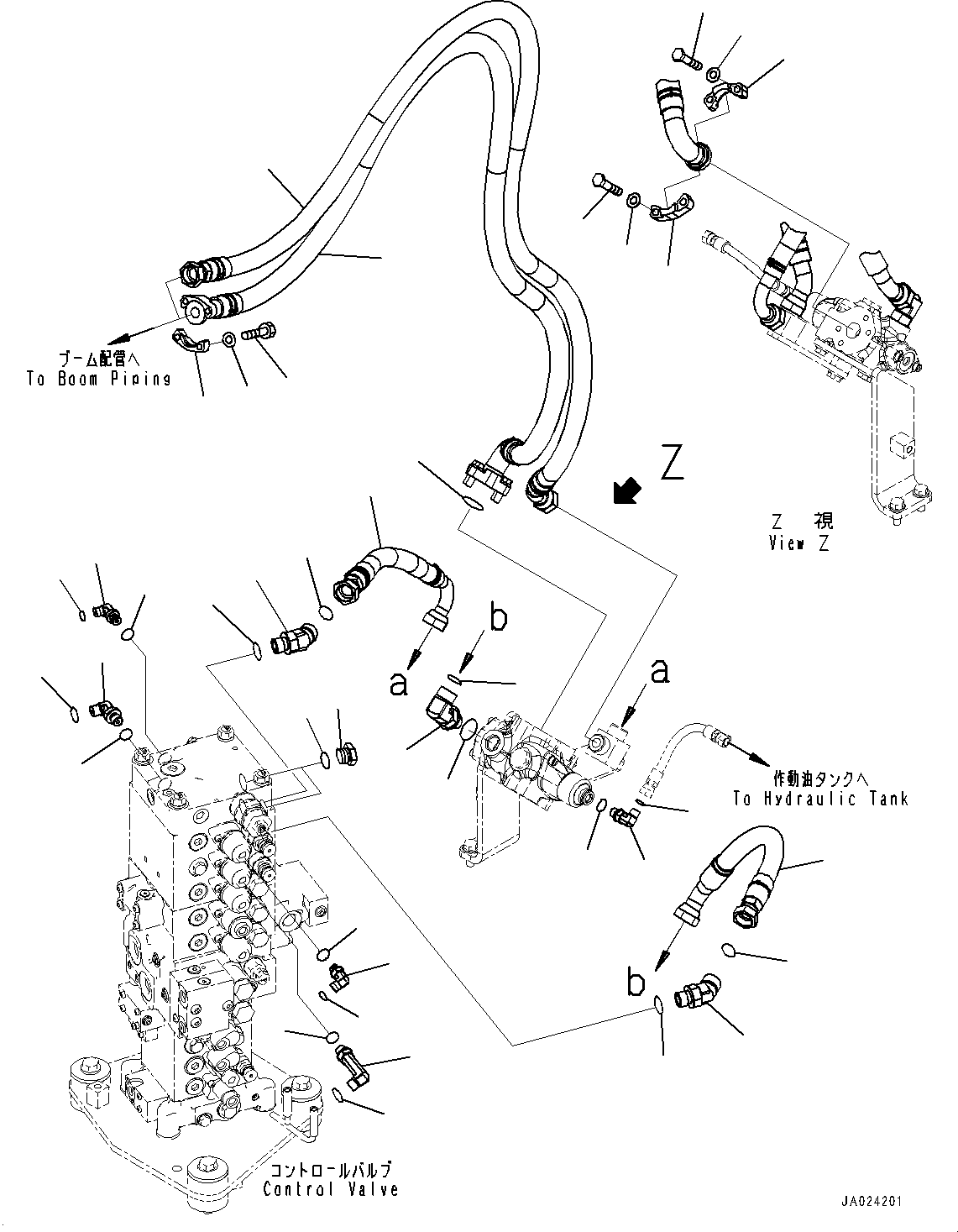 Шланг 22B-62-44540 KOMATSU
