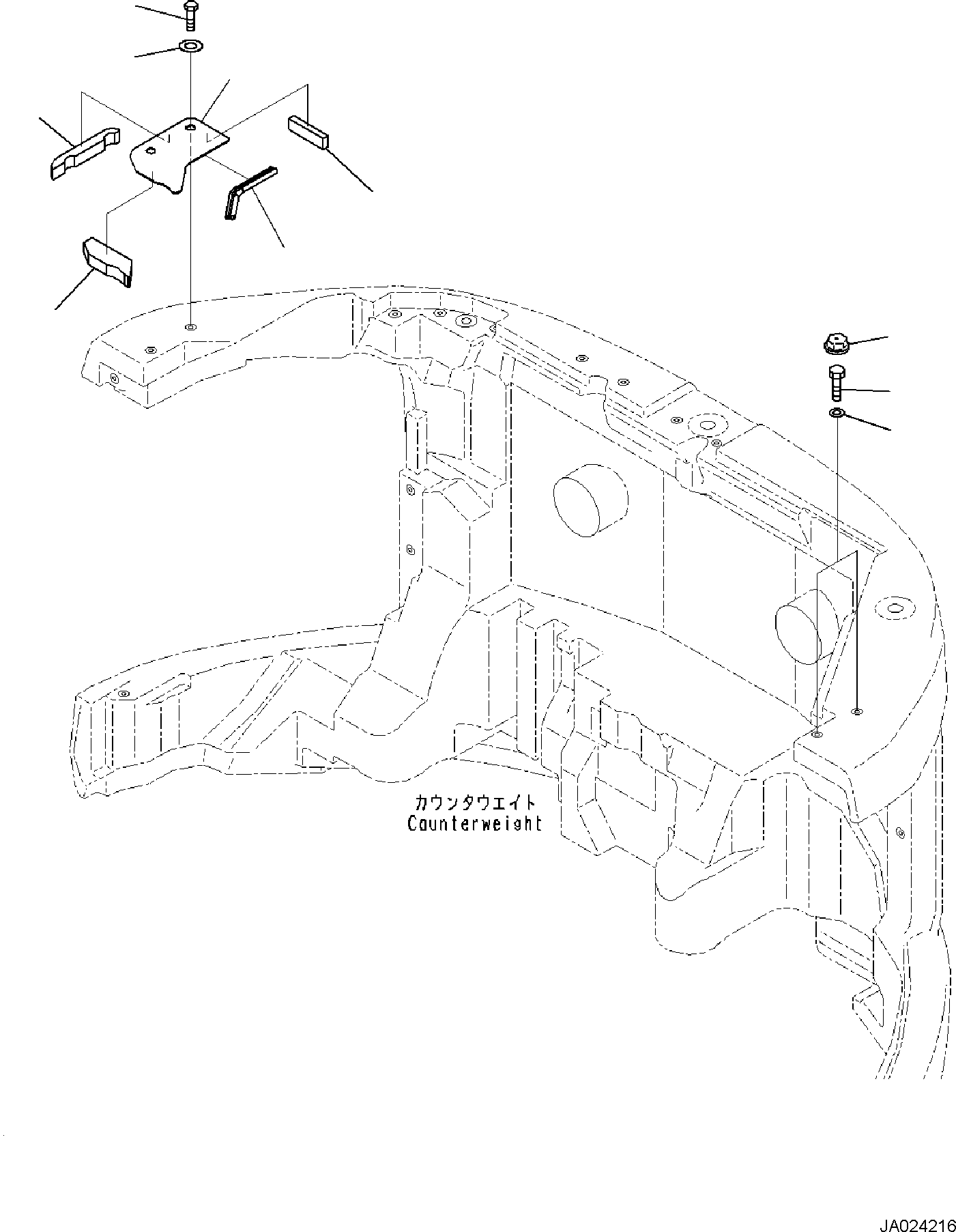 COVER, ASSEMBLY 22B-06-R2890 KOMATSU