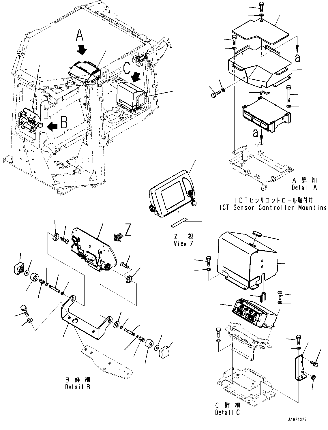 Controller, ICT Sensor 7830-25-1007 KOMATSU