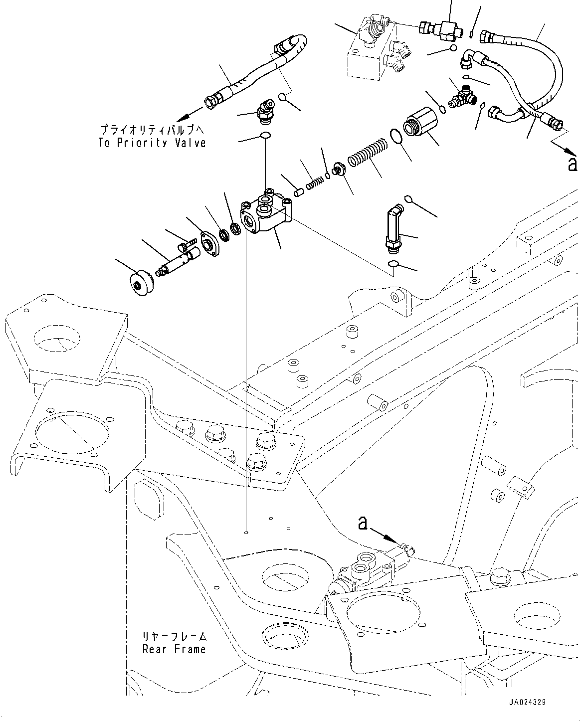 Шланг 423-S33-5170 KOMATSU