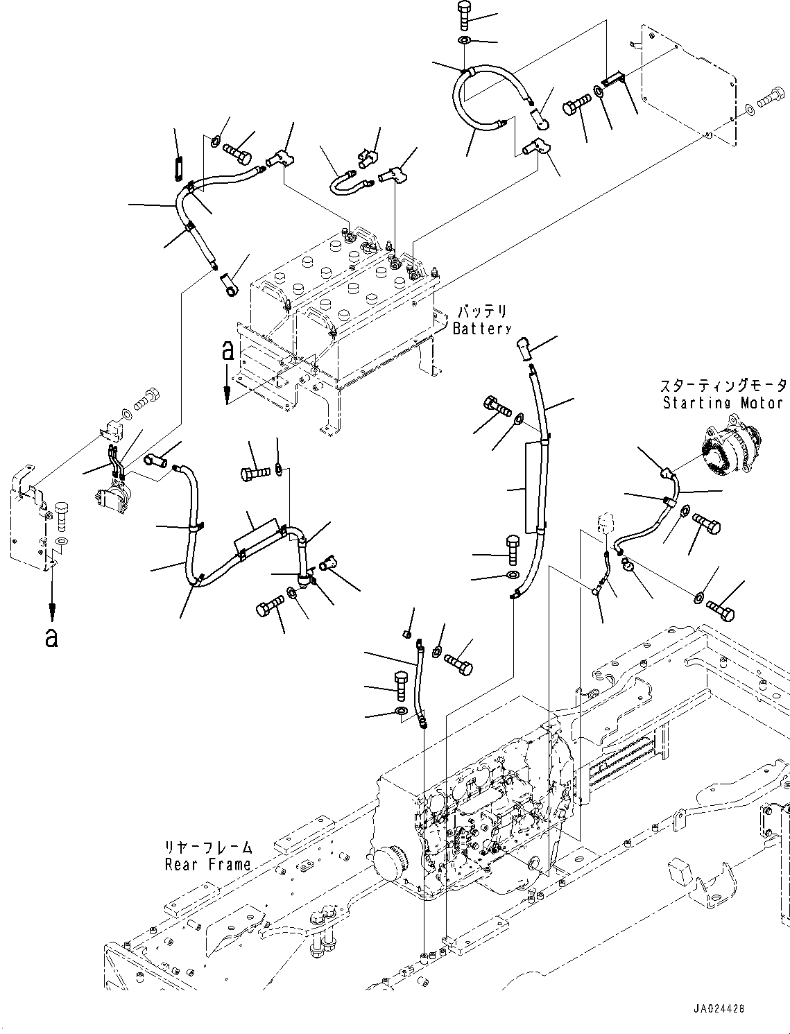 Кабель 23B-06-72290 KOMATSU