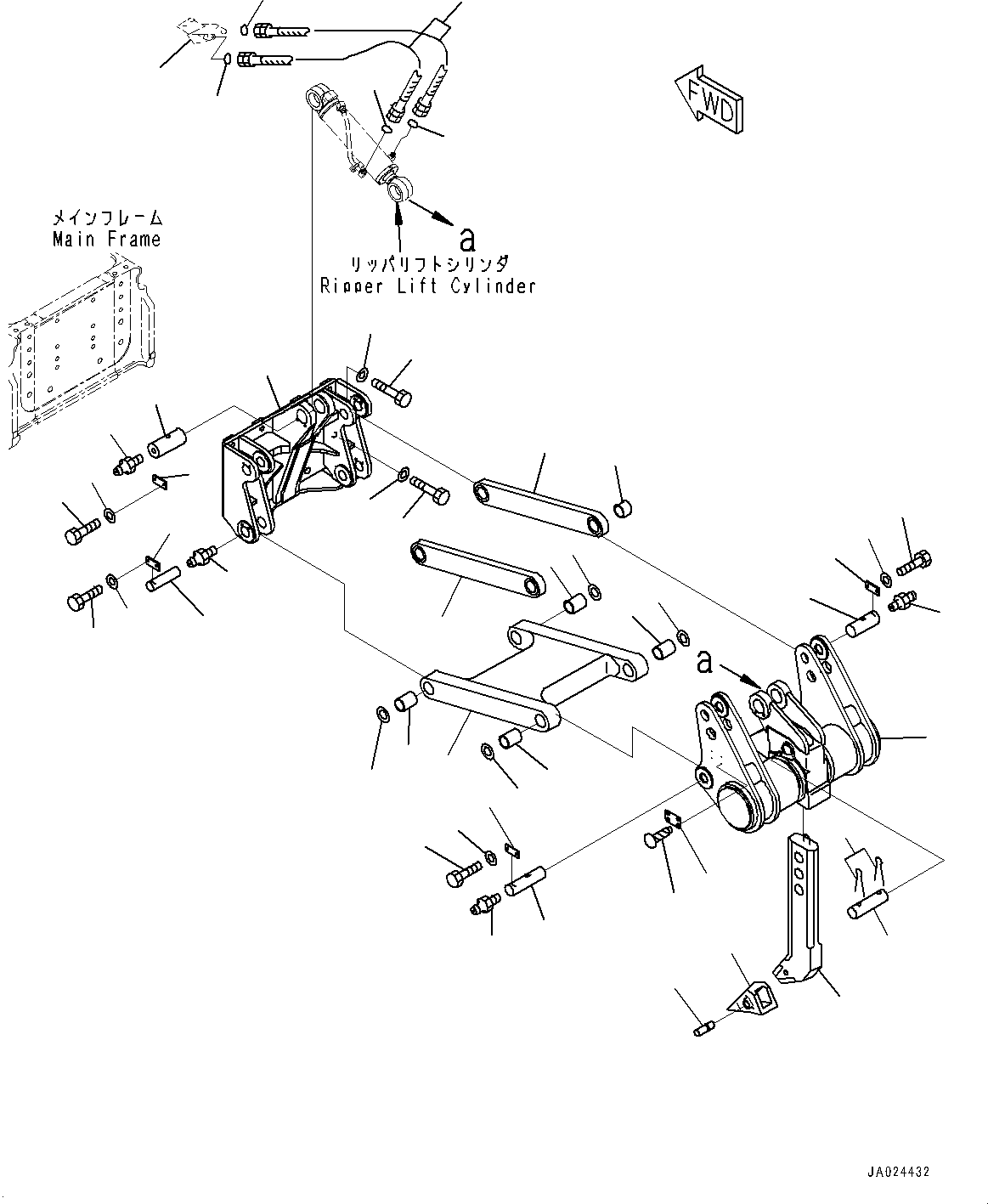 Beam 14X-78-51520 KOMATSU