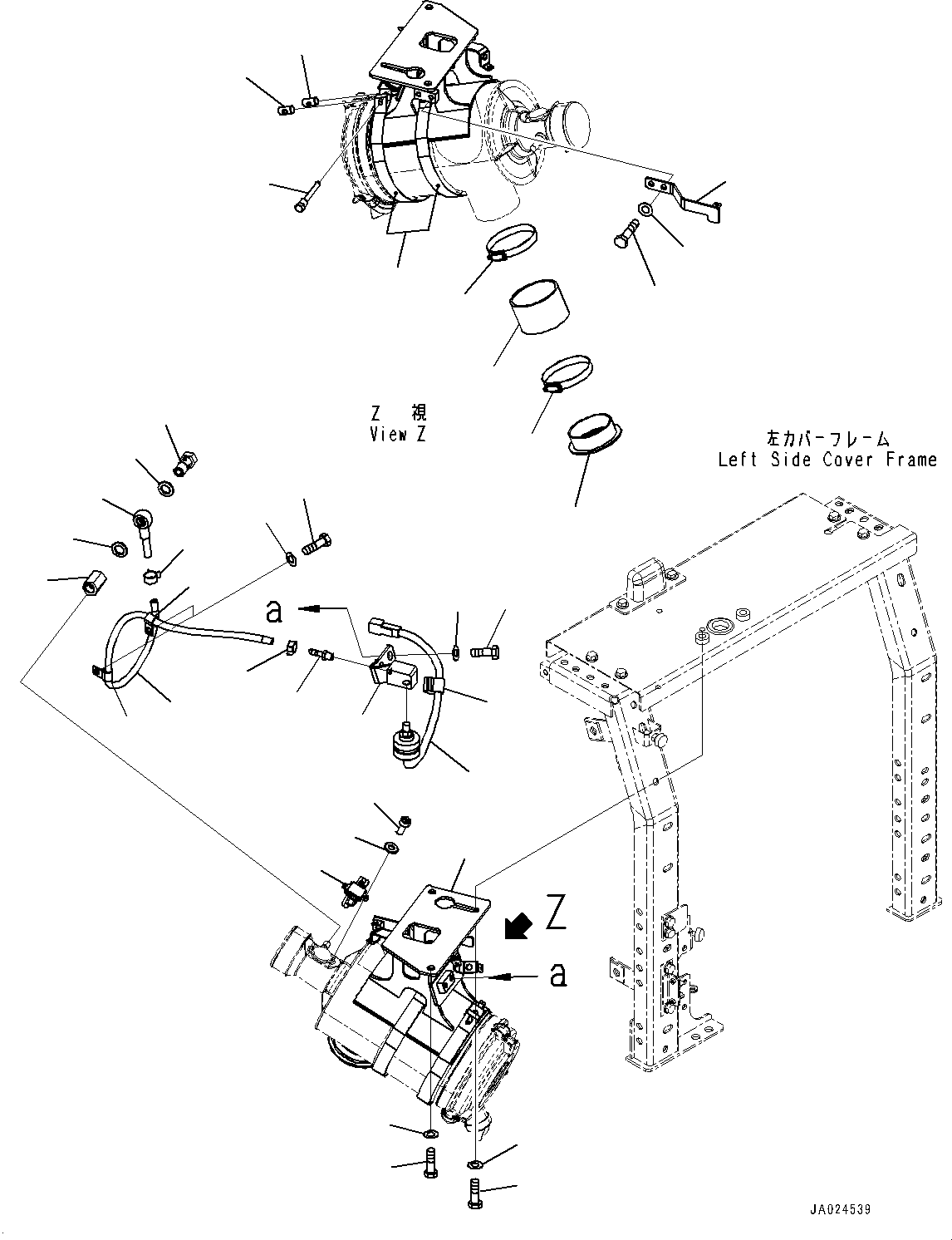 Шланг 2A3-01-11271 KOMATSU