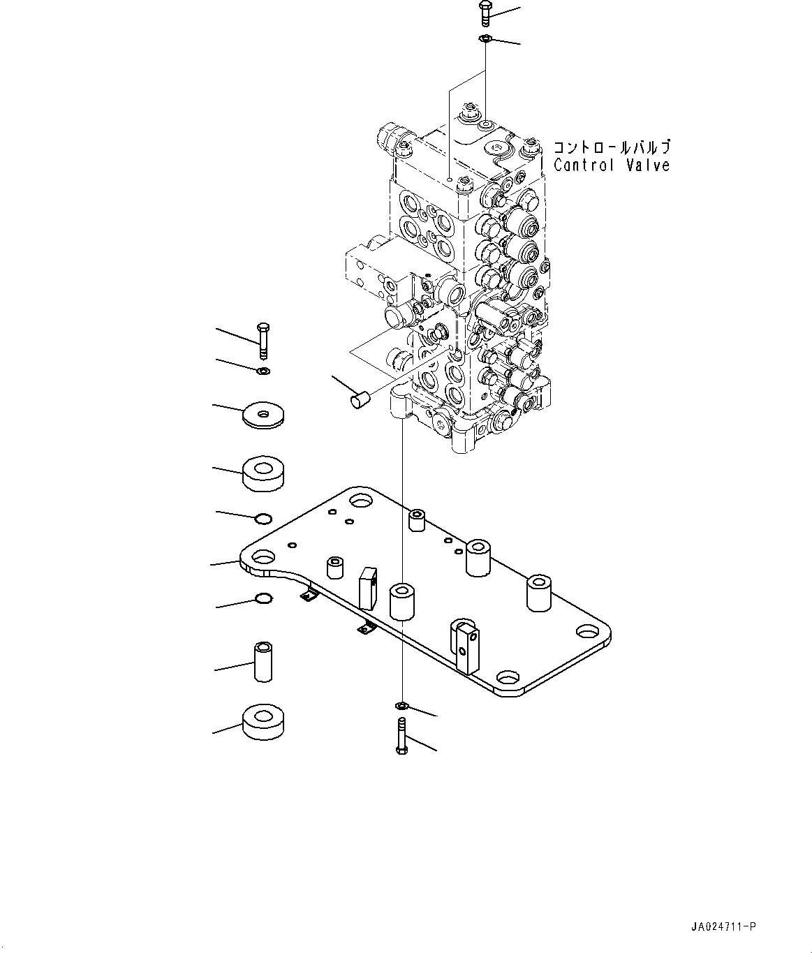 Кронштейн 2A3-62-17511 KOMATSU
