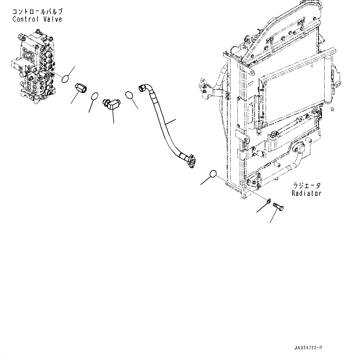 Шланг 2A3-62-17710 KOMATSU