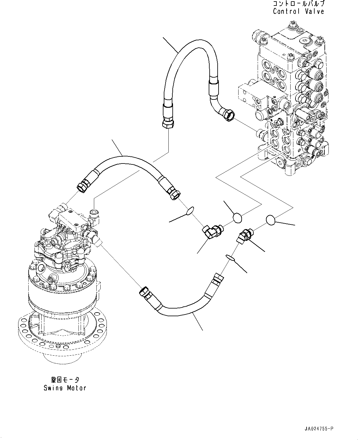 Шланг 2A3-62-13230 KOMATSU