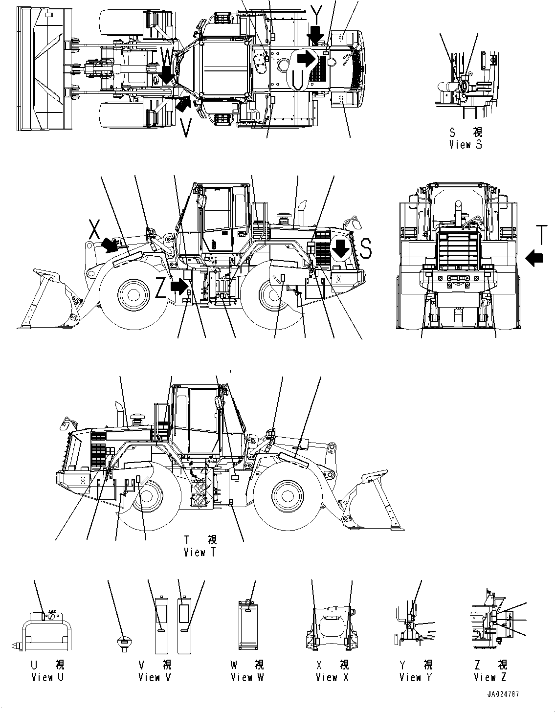 Табличка смазки 424-93-41171 KOMATSU