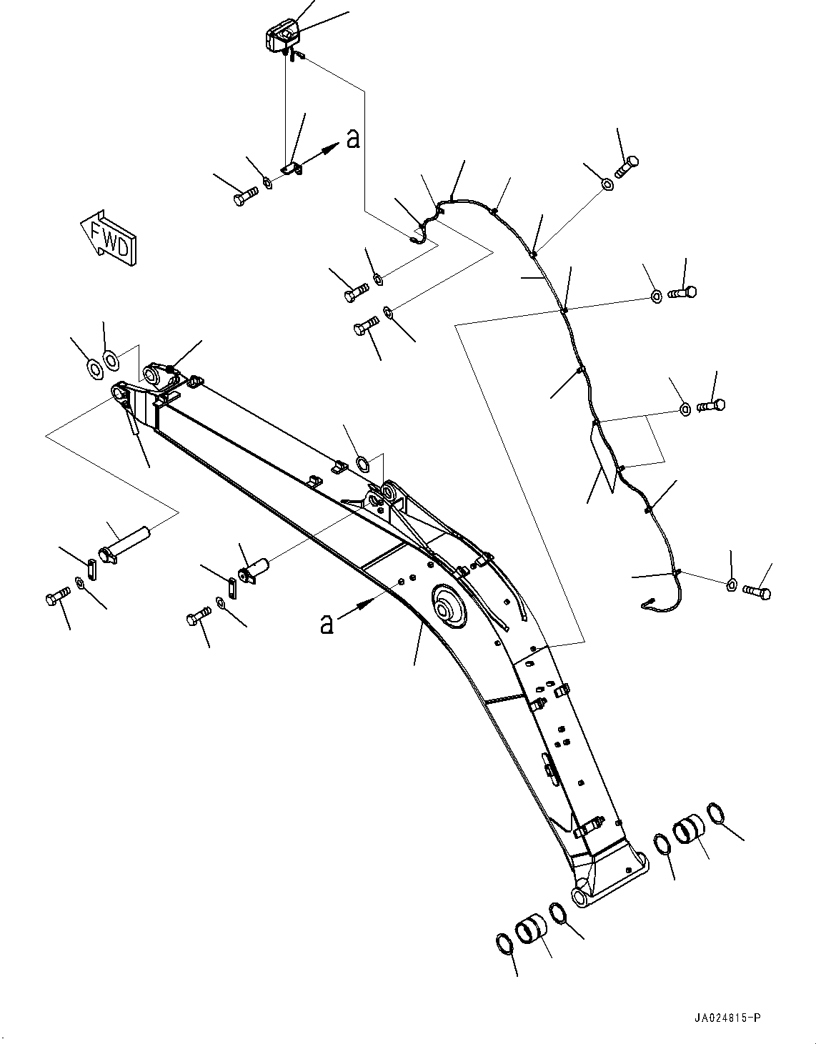 Boom Assembly 2A3-70-01771 KOMATSU