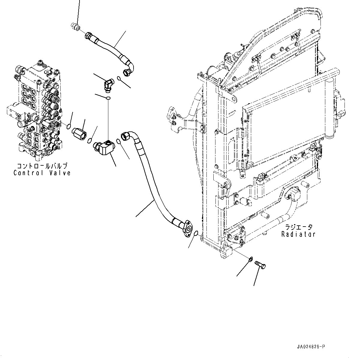 Шланг 2A3-62-11170 KOMATSU