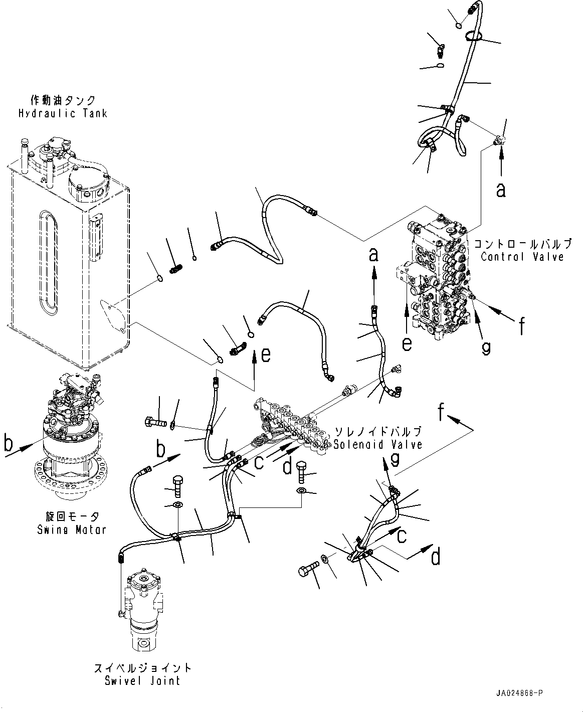 Шланг 2A3-62-12150 KOMATSU