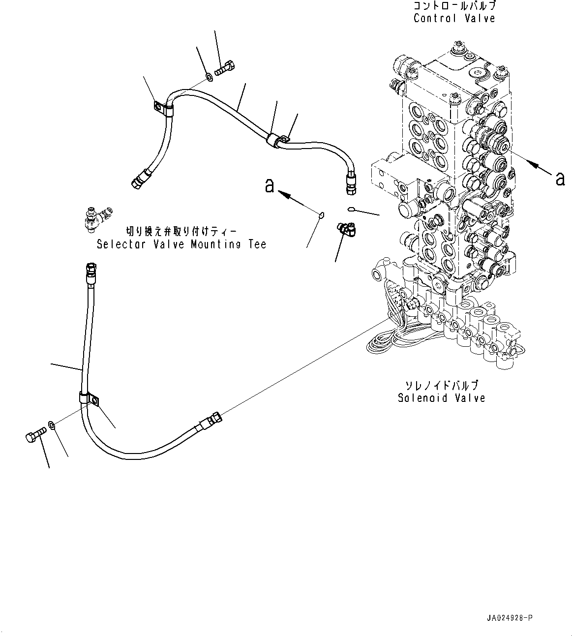 Шланг 2A3-62-11211 KOMATSU