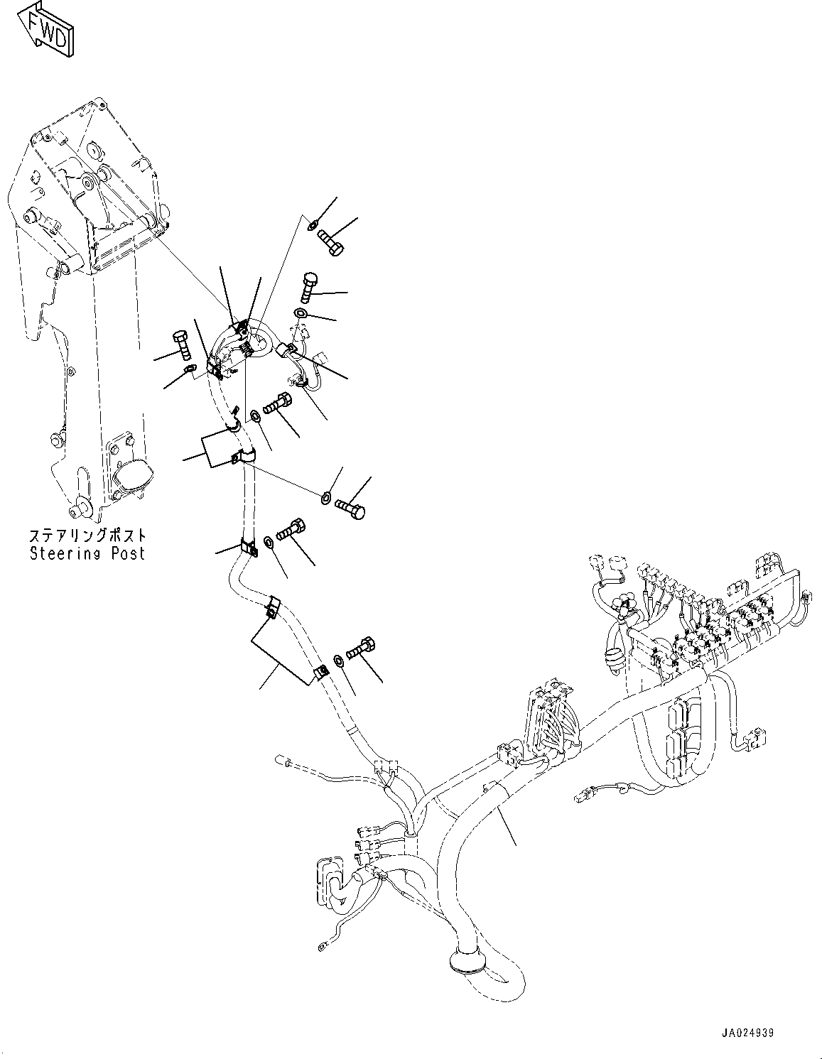 Wiring Harness(Floor Frame,Floor Wiring Harness) (23H-06-15171) KOMATSU