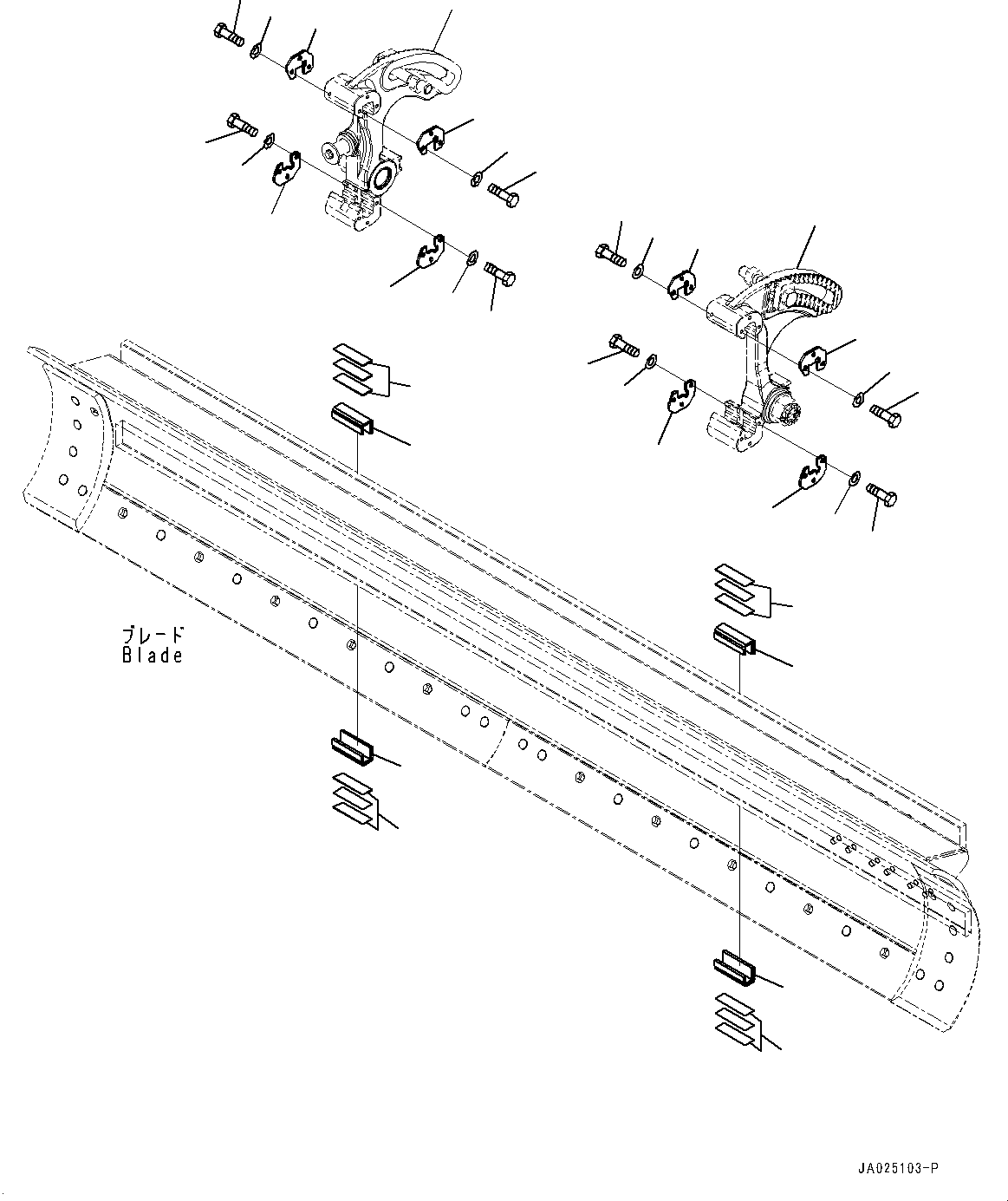 Пластина 23H-70-12221 KOMATSU