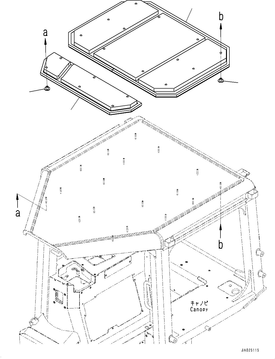 Roof Lining 11Y-54-58811 KOMATSU