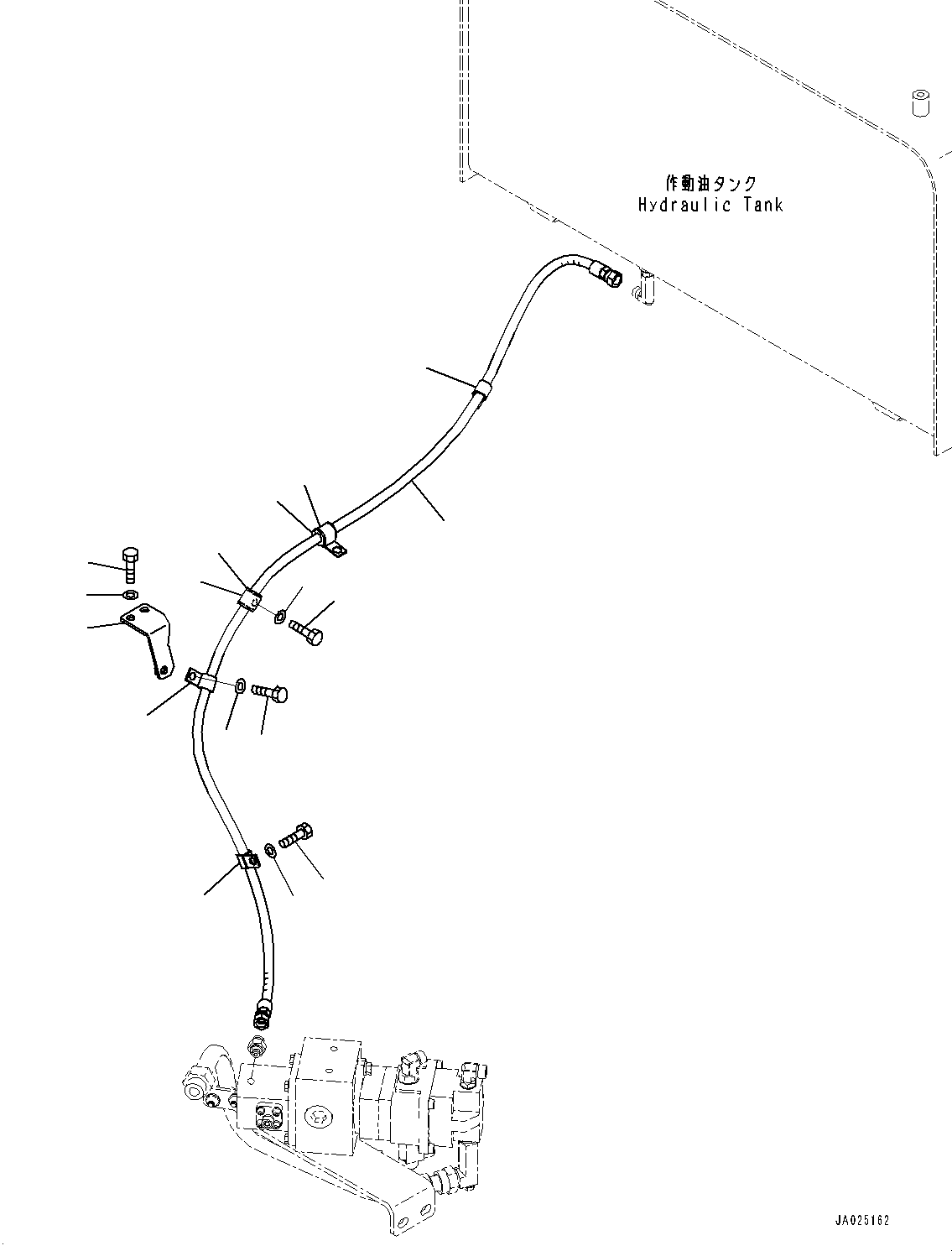 Шланг 421-U44-5741 KOMATSU