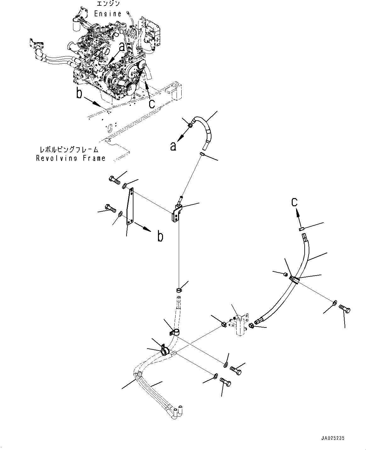 Шланг 2A3-979-1841 KOMATSU