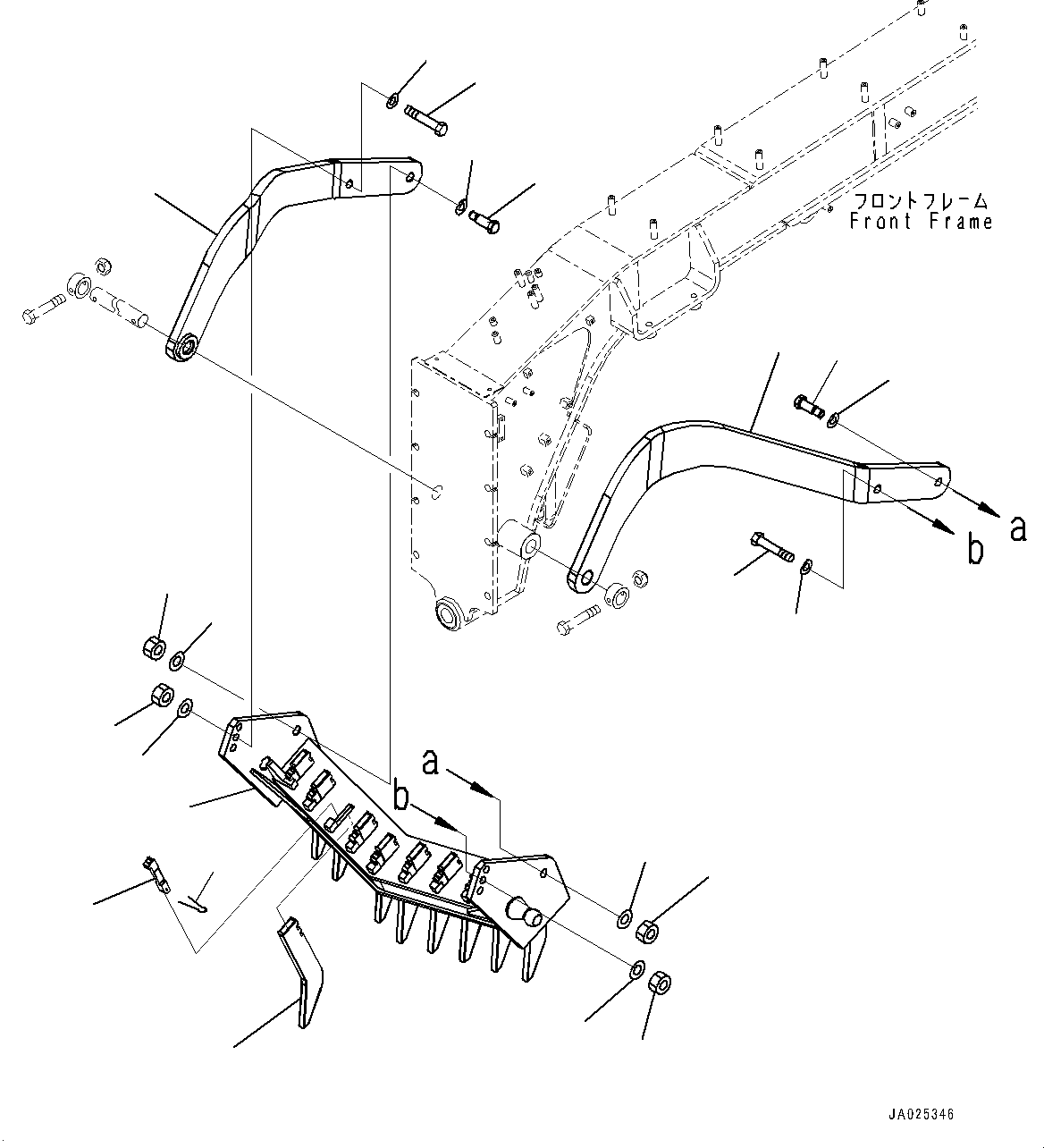 ARM, R.H 23H-71-11240 KOMATSU