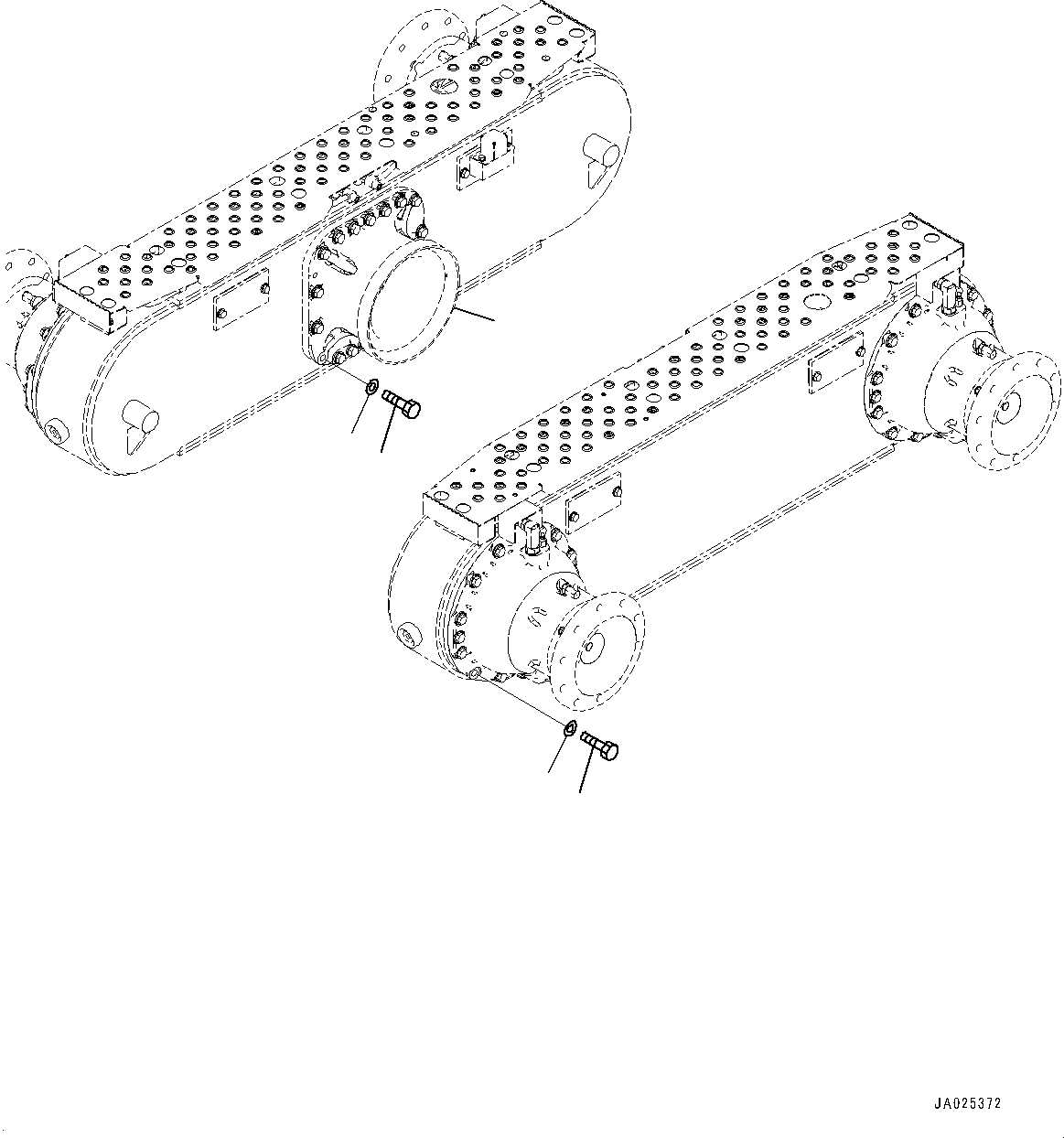 Flange(Rear Axle,Final Drive, Planetary Gear,Differential Lock Type) (23H-22-11530) KOMATSU