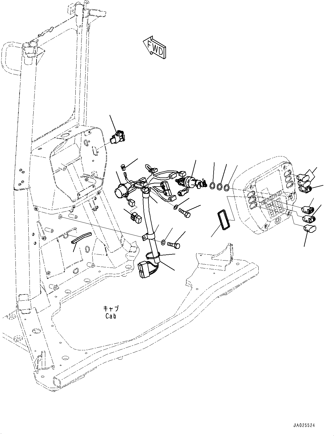 Выключатель 17A-06-69360 KOMATSU