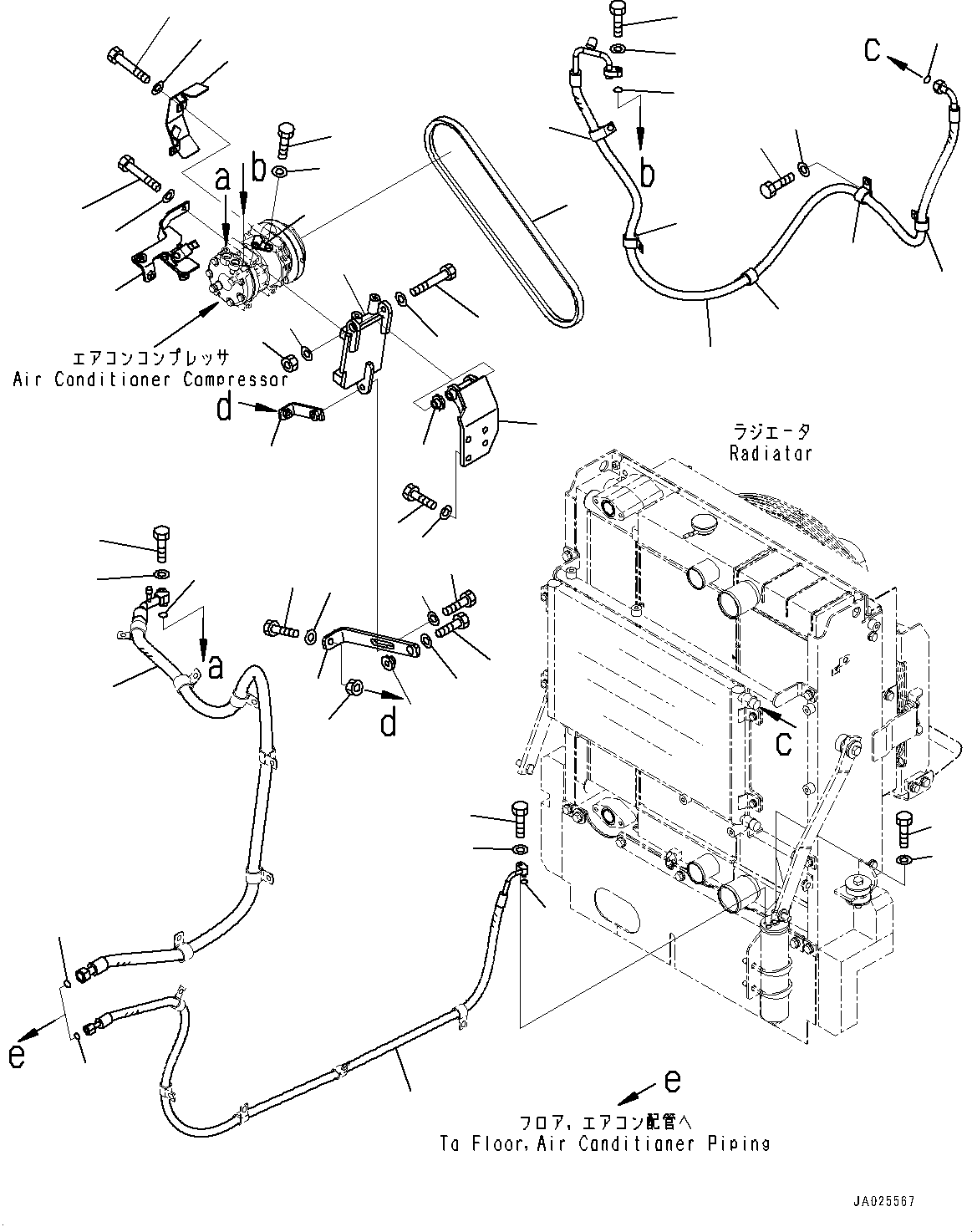 Шланг 416-S62-4261 KOMATSU