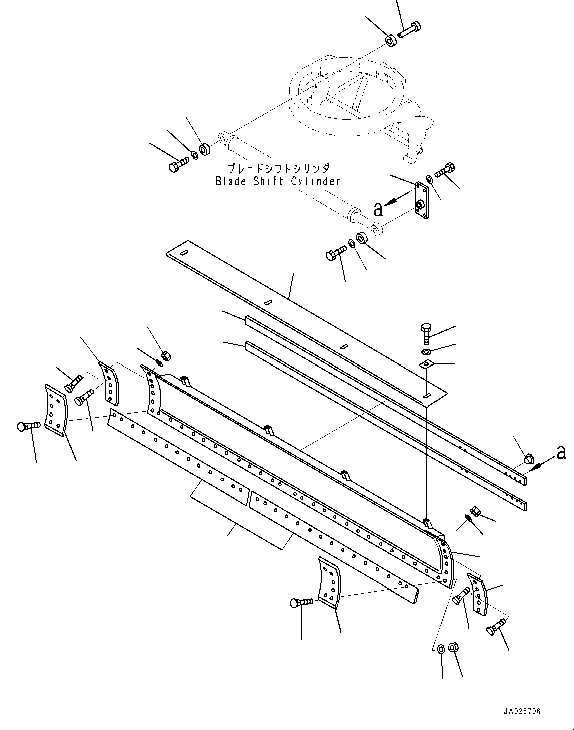 EDGE,SIDE 232-70-52180 KOMATSU