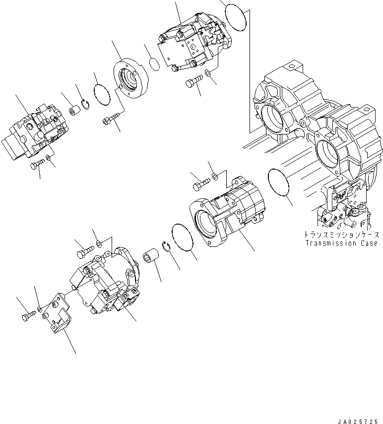Насос в сборе \0\708-1W-00830 KOMATSU