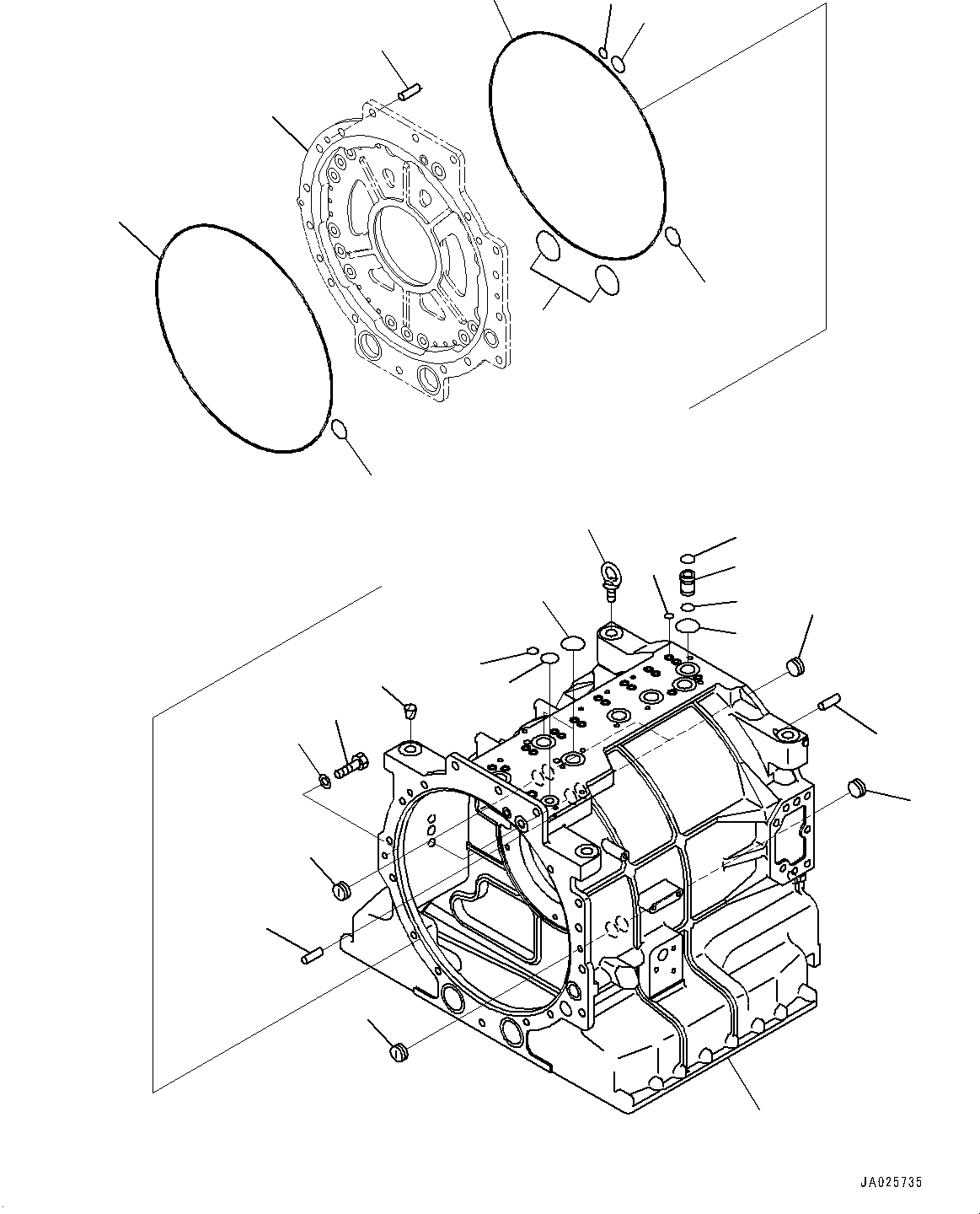 Корпус в сборе 569-15-03211 KOMATSU