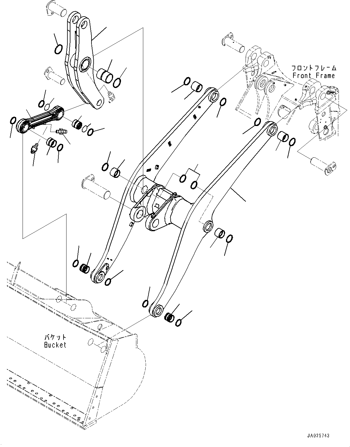 Boom Assembly 423-S95-8500 KOMATSU