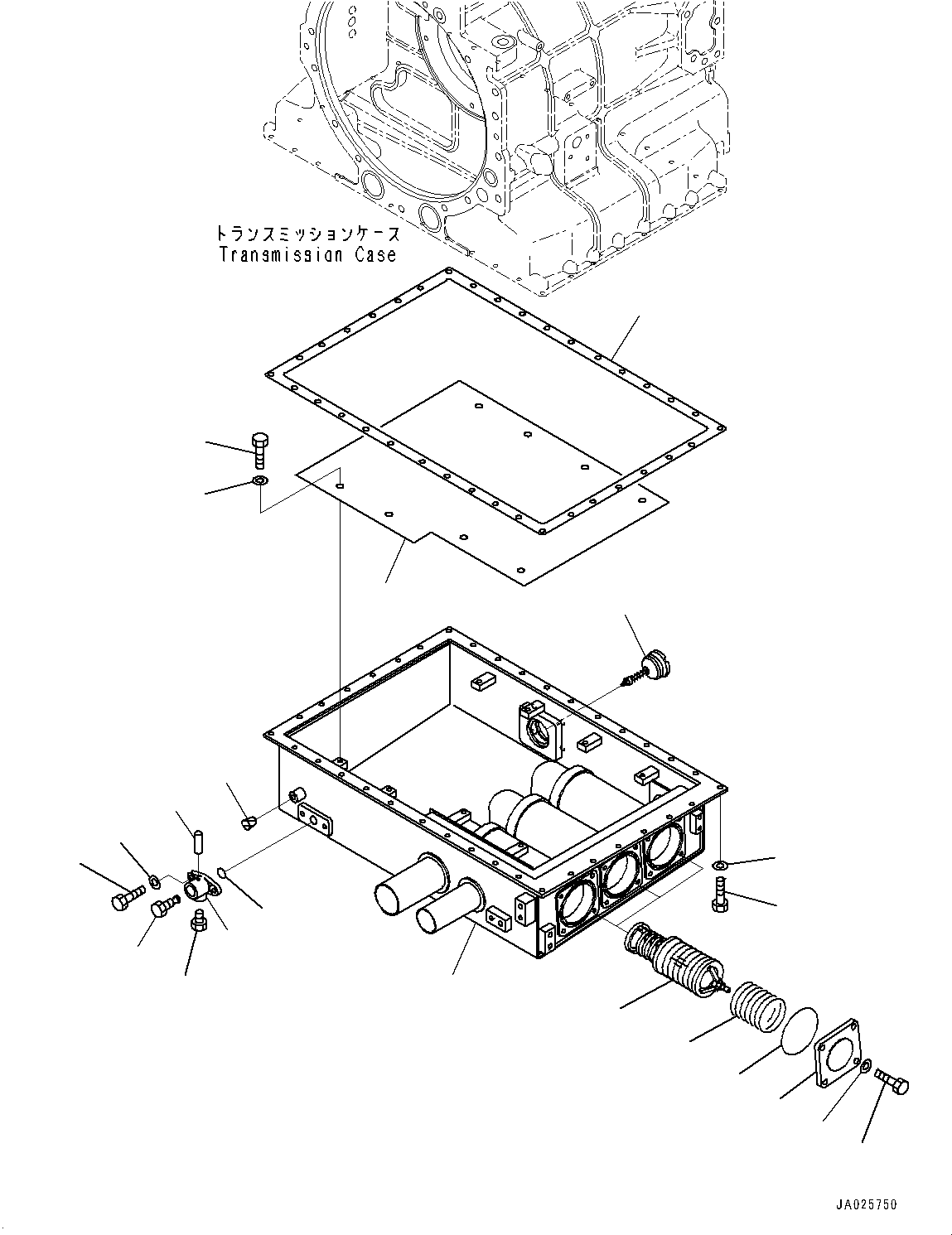 Масляный поддон в сборе 569-15-81501 KOMATSU