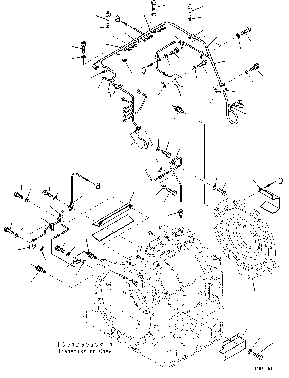 Болт с внутренним шестигранником 01252-A1075 KOMATSU