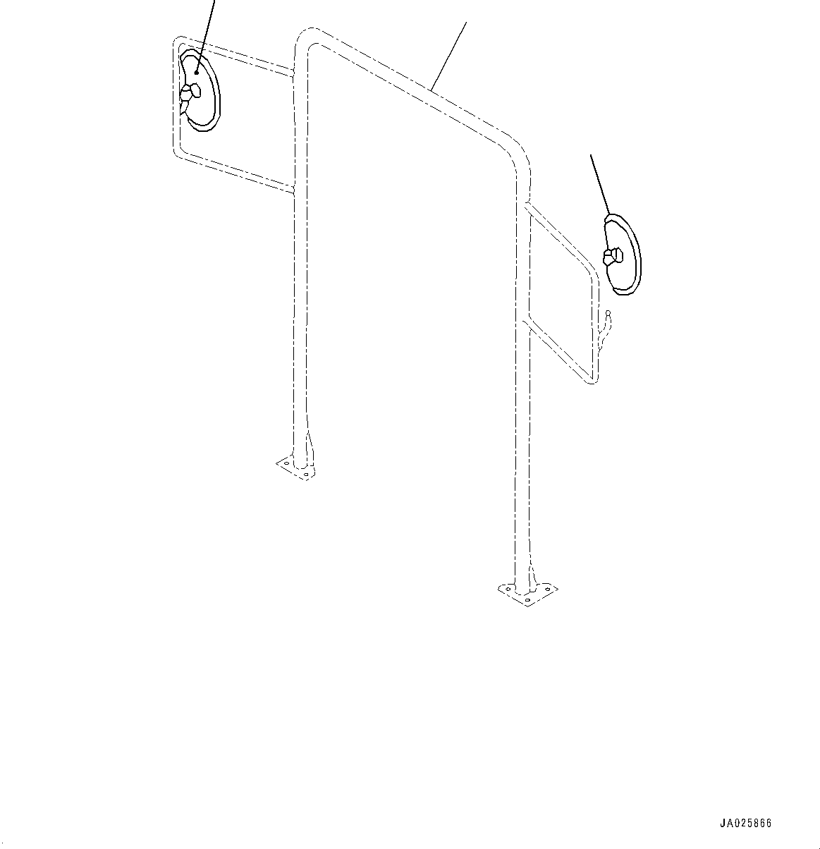 Column(Canopy) (23A-855-7130) KOMATSU