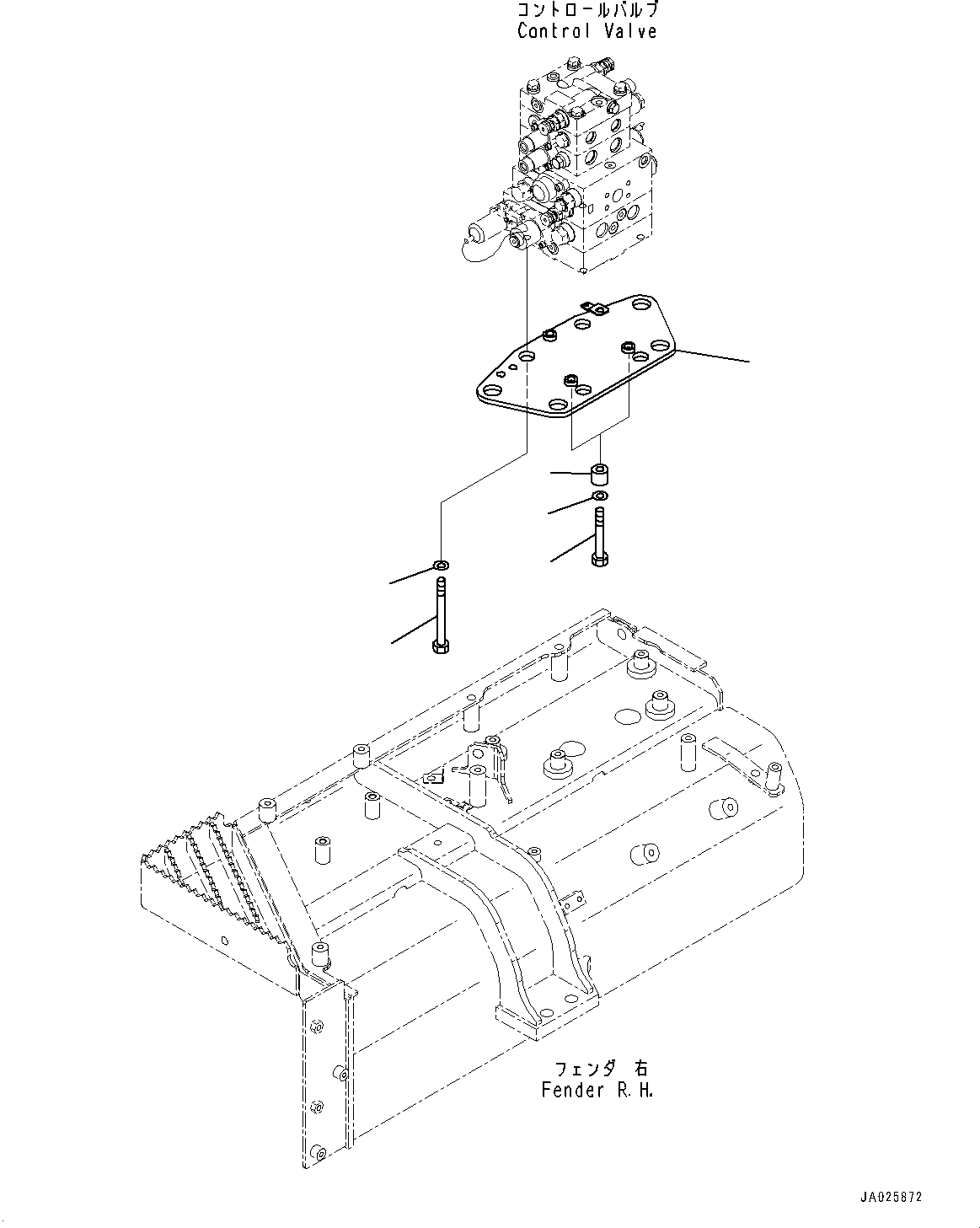 Пластина 14X-60-72311 KOMATSU